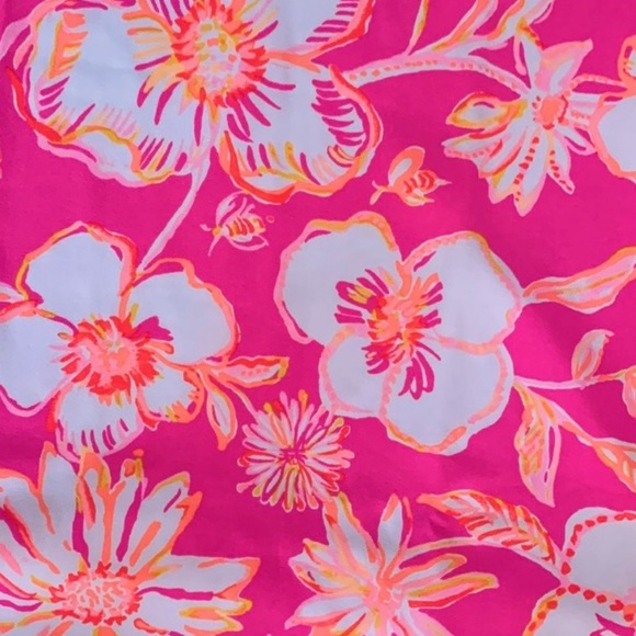 Lilly Pulitzer Alli Prosecco Pink Floral Halter Swing Dress - Picture 8 of 14